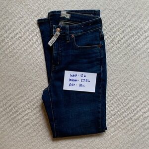 NWT madewell curvy kick out size 27